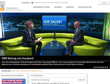 Tablet Screenshot of handwerk-bw.de